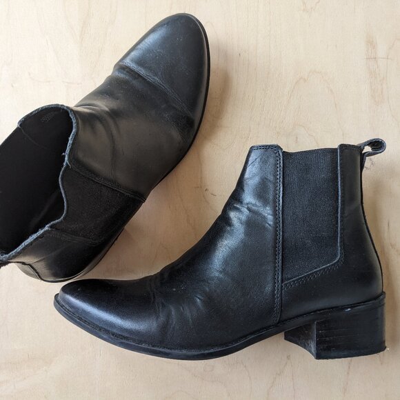 Steve Madden Dover Chelsea Ankle Boot Black Size 7.5 - Picture 6 of 13